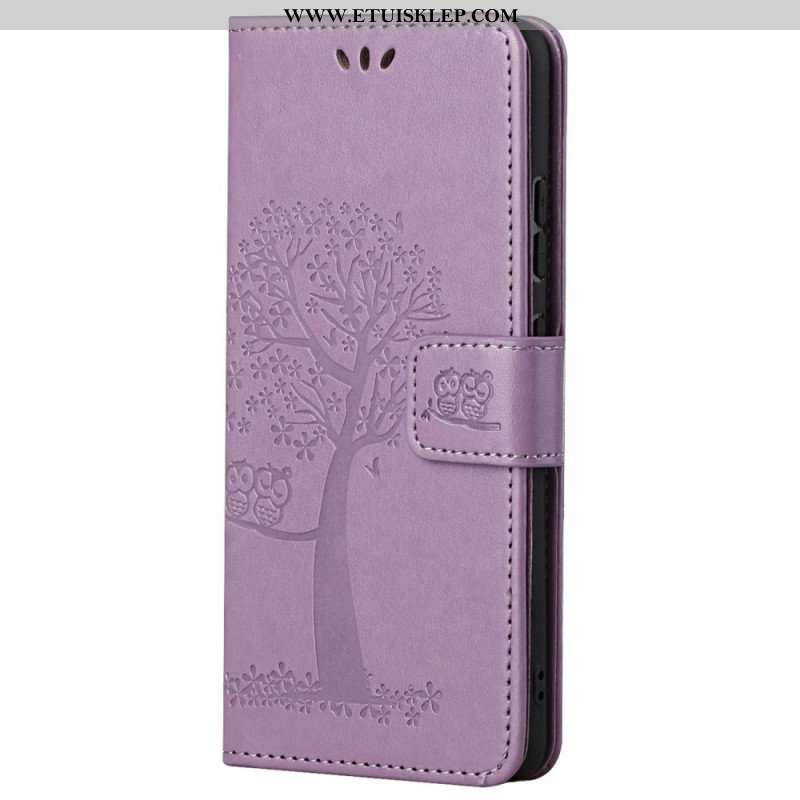 Etui Folio do Samsung Galaxy M23 5G Sowa Drzewo